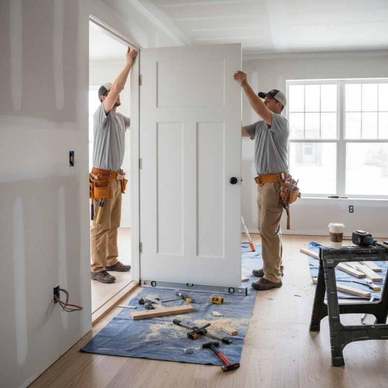 Interior Door Painting detail